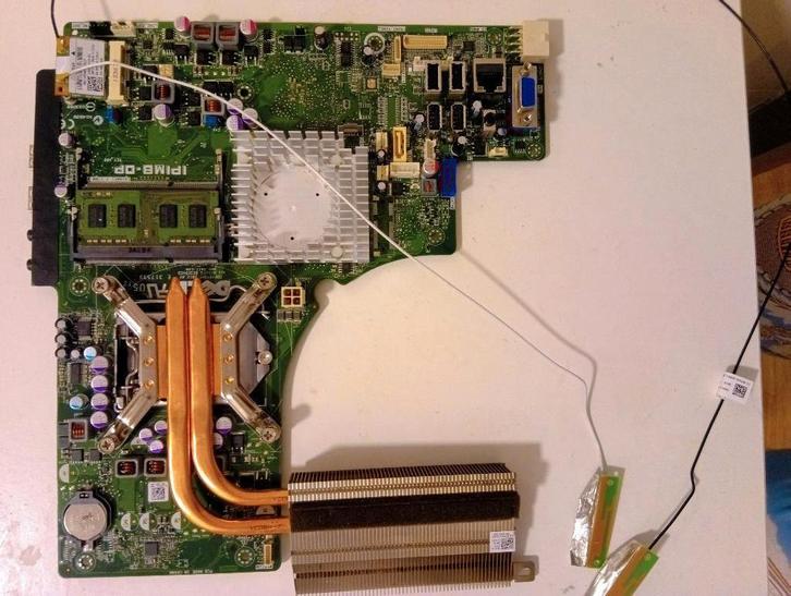 Dell Inspiron One 2330 onderdelenpakket zonder harde schijf., Computers en Software, Desktop Pc's, Gebruikt, 3 tot 4 Ghz, HDD