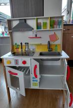 Leuk speelkeukentje van hout met keukengerei, Ophalen, Zo goed als nieuw