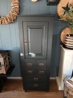 Mooie mat zwarte kast met laadjes en legplank, Huis en Inrichting, Kasten | Overige, Ophalen, Zo goed als nieuw