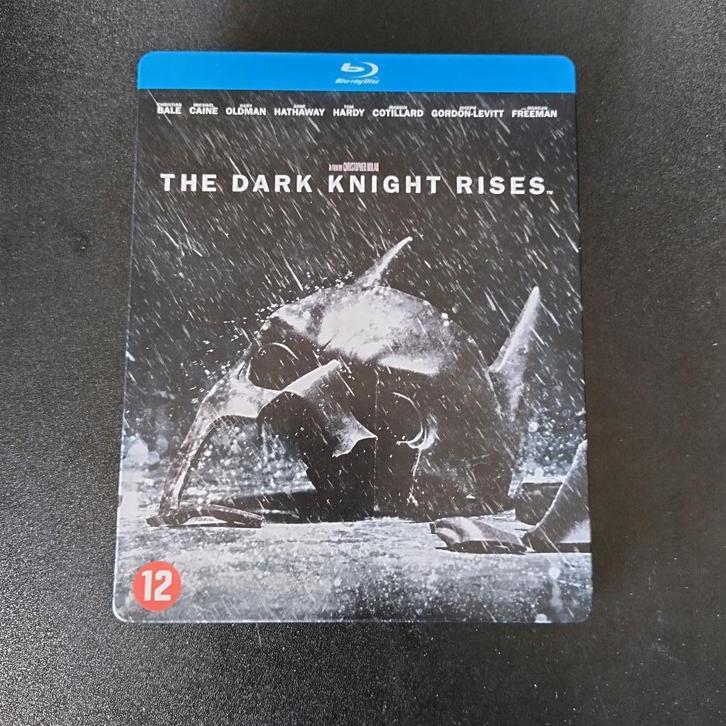B4-1) Te Dark Knight Rises - steelcase, Cd's en Dvd's, Blu-ray, Zo goed als nieuw, Actie, Ophalen of Verzenden