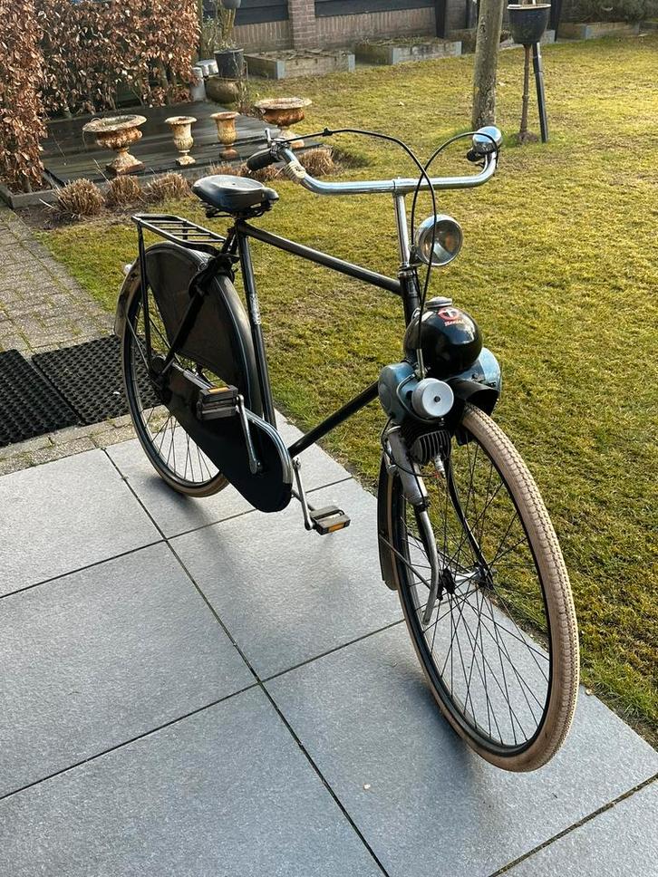 Berini M13 eitje op oude Germaan herenfiets, Fietsen en Brommers, Fietsen | Oldtimers, 59 cm of meer, Ophalen