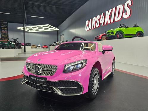 Kinderauto Mercedes Maybach - soft start - leren zit - RC, Kinderen en Baby's, Speelgoed | Speelgoedvoertuigen, Nieuw, Afstandsbediening