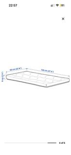 IKEA Krummeler matras 60x120 + 5 hoeslakens + beschermer, Kinderen en Baby's, Babywiegjes en Ledikanten, Ophalen of Verzenden