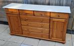 bruine grenen dressoir, Huis en Inrichting, Kasten | Dressoirs, Ophalen, Gebruikt, 150 tot 200 cm, Grenenhout