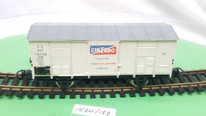 Piko H0 5/135f  FS Cinzano gesloten koelwagen, Hobby en Vrije tijd, Modeltreinen | H0, Zo goed als nieuw, Wagon, Gelijkstroom