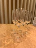 Set van 6 Champagneglazen - Zo goed als nieuw!, Huis en Inrichting, Glas of Glazen, Ophalen of Verzenden, Effen, Glas