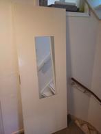 Deur met spiegel (verwijderbaar), Doe-het-zelf en Verbouw, Deuren en Horren, Ophalen, Gebruikt, Minder dan 80 cm, Binnendeur