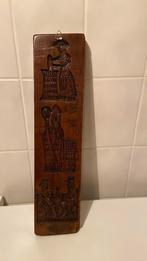 Speculaas plank antiek fijn hout snijwerk van voor 1900, Ophalen of Verzenden