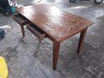 Teak eettafel, Huis en Inrichting, Tafels | Eettafels, Gebruikt, Ophalen