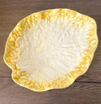 Zara Home Schaal in Bladvorm geel koolblad, Porselein of Keramiek, Schaal, Ophalen of Verzenden, Zo goed als nieuw