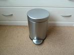 Simplehuman pedaalemmer 3 liter, Ophalen of Verzenden, Zo goed als nieuw, Minder dan 10 liter, Rvs