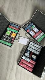 Pokerset 3 delig, Hobby en Vrije tijd, Gezelschapsspellen | Kaartspellen, Vijf spelers of meer, Ophalen of Verzenden, Gebruikt