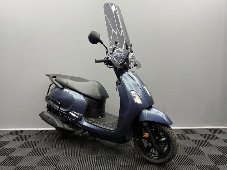 Sym Fiddle 4 - 45km - Bouwjaar 2024 e5 injectie, Fietsen en Brommers, Scooters | SYM, Zo goed als nieuw, Fiddle, Maximaal 45 km/u