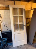 Mooie 3x binnendeur met glas, Doe-het-zelf en Verbouw, Deuren en Horren, Ophalen, Gebruikt, 80 tot 100 cm, Binnendeur