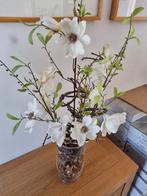Mooie kunst orchideen met vaas, Ophalen of Verzenden, Zo goed als nieuw