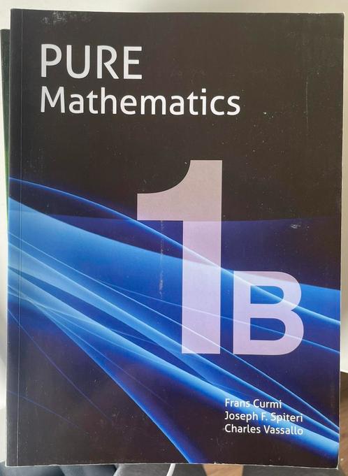 PURE MARHEMATICS 1B & 2B, Boeken, Studieboeken en Cursussen, Zo goed als nieuw, Beta, Ophalen of Verzenden