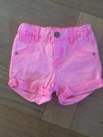 Gave neon kleurige korte jogdenim broek hema 86/92, Gebruikt, Broekje, Meisje, Ophalen of Verzenden