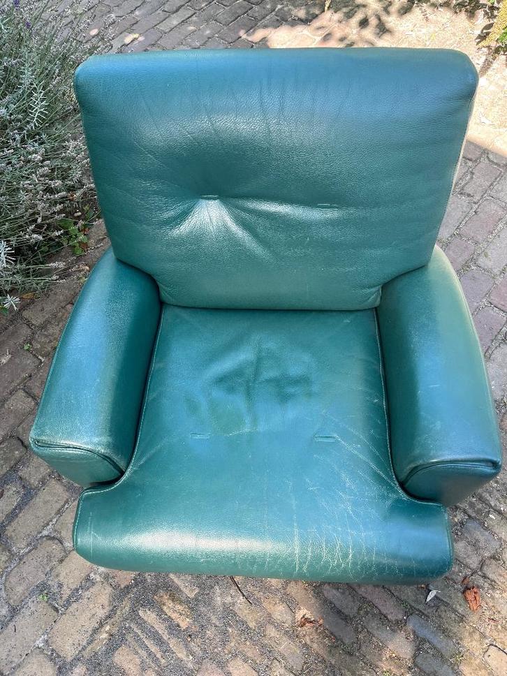 Leolux Hugo de Ruiter Bobo  Rock and Roll Fauteuil, Huis en Inrichting, Fauteuils, Gebruikt, Hout, Overige materialen, 50 tot 75 cm