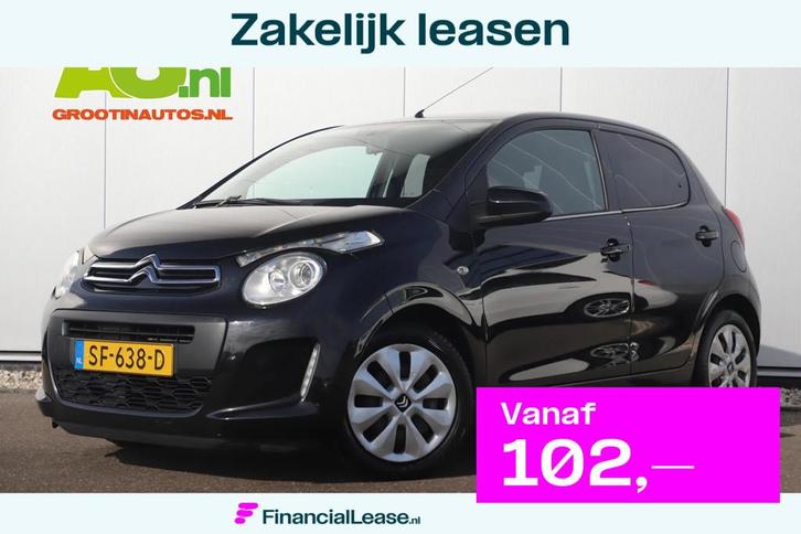 Citroen C1 1.0 e-VTi Feel Airco Radio Bluetooth Getint Glas, Auto's, Citroën, Bedrijf, Lease, Financial lease, C1, 4x4, ABS, Airbags