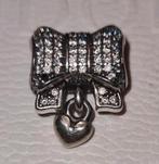 Pandora bedel zilver met zirkonia strik * meer pandora *, Pandora, Ophalen of Verzenden, Zo goed als nieuw, 1 bedel