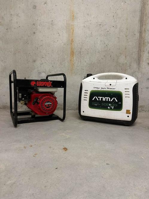 Aggregaat / generator te huur  /  Honda Yamaha, Hobby en Vrije tijd, Feestartikelen | Verhuur, Zo goed als nieuw, Overige, Ophalen