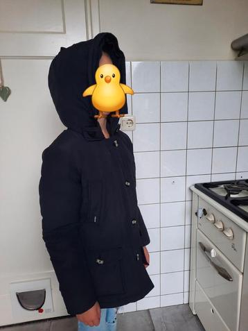Winterjas Donkerblauw Airforce meisje 10y pocket   beschikbaar voor biedingen