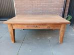 teakhout salontafel, Huis en Inrichting, Tafels | Salontafels, Ophalen, Gebruikt, 100 tot 150 cm, Teakhout