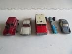 5 auto Lesney Snow-Track Armored Truck Mustang/Porsche Lotus, Hobby en Vrije tijd, Ophalen of Verzenden, Gebruikt, Auto