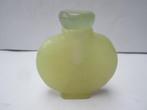 Oude Chinese snuffbottle-snuifflesje van jade met draaidop, Ophalen of Verzenden