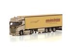 WSI SCANIA  S HIGHLINE  4X2 SCHUIFZEIL TRAILER V D HEIJDEN, Ophalen of Verzenden, Nieuw, Bus of Vrachtwagen, Wsi