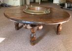 Salontafel rond, hout, Ophalen, Gebruikt, Rond, 75 cm of meer