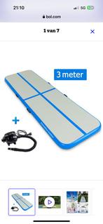 Airtrack zgan compleet 3 meter, Sport en Fitness, Turnen, Ophalen of Verzenden, Zo goed als nieuw, Materiaal