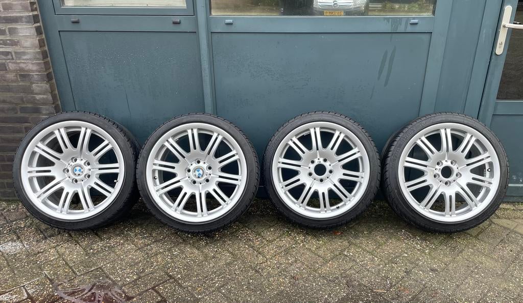 BMW M3 Velgen Breedset 19 inch origineel, Auto-onderdelen, Banden en Velgen, Gebruikt, 255 mm, Banden en Velgen, Personenwagen