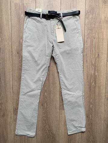Scotch&Soda pantalon chino broek beige grijs W28 - L32= S/46 beschikbaar voor biedingen