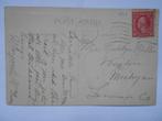 Amerika 1916 kerstgroet met zegel Amerikaanse Rode Kruis, Verzenden, Voor 1920, Gelopen, Buiten Europa