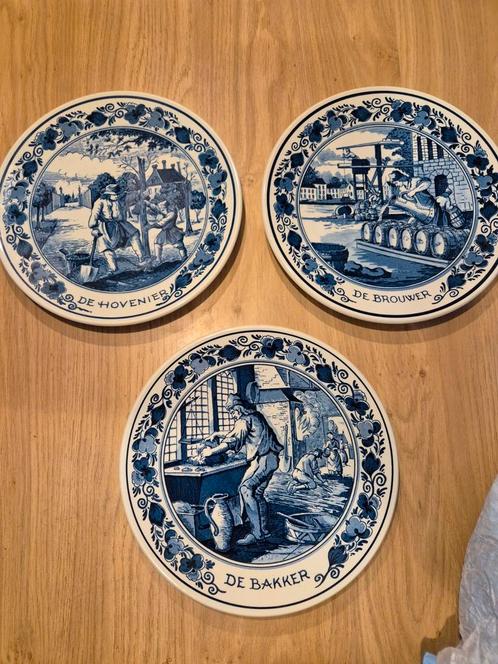 Vintage originele Royal Goedewaagen Holland borden, Antiek en Kunst, Antiek | Wandborden en Tegels, Ophalen of Verzenden