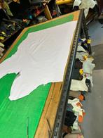 2 heel licht roze  leer lappen 1.5mm dik soepel A-178/179, Bruin, Leer of Kunstleer, Ophalen of Verzenden, Zo goed als nieuw