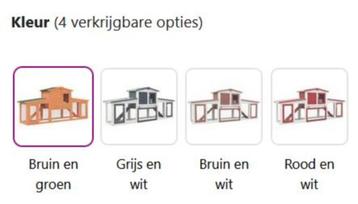 Konijnenhok hok kooi buitenren konijn GRATIS VERZENDING! beschikbaar voor biedingen