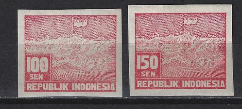 Indie Indonesie JAVA MADOERA 46 A/47 A PF JAPANSE BEZETTING, Postzegels en Munten, Postzegels | Nederlands-Indië en Nieuw-Guinea