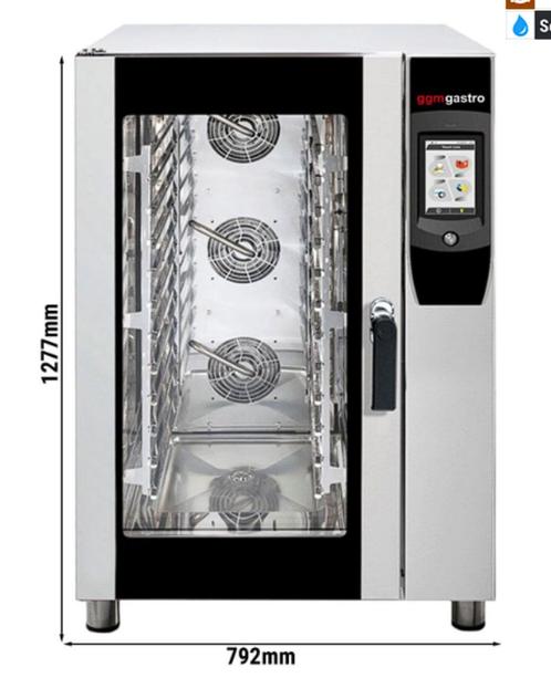 Bakkerij combisteamer - Touch - 10 x EN 60x40 - incl. wassys, Zakelijke goederen, Horeca | Keukenapparatuur, Bakkerij en Slagerij