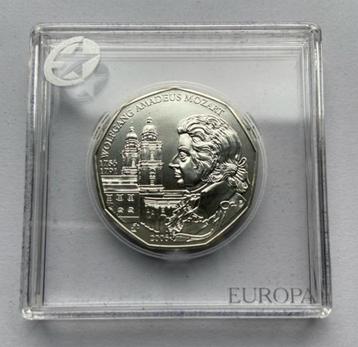 2006 OOSTENRIJK 5 EURO ZILVER MOZART *BU*