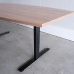 Restpartij - Kantinetafel - Tonvormig blad 200x100/75cm, -, -, In hoogte verstelbaar, Ophalen of Verzenden