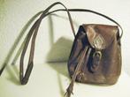 TAS leer nieuw met lang hengsel bruin sportief stevige bodem, Ophalen of Verzenden, Nieuw, Bruin, Leer
