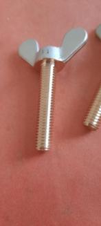 p.st messing vleugelschroef- vleugelbout m 10 woonboot sloep, N, N, Nieuw, Ophalen of Verzenden