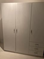 Kledingkast Varia 3-deurs - wit - 175x147x49,5 cm, Ophalen, Zo goed als nieuw, 50 tot 75 cm, 200 cm of meer