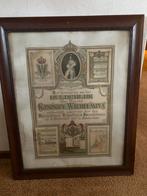 Herinneringsdocument Koningin Wilhelmina 1923, Ophalen