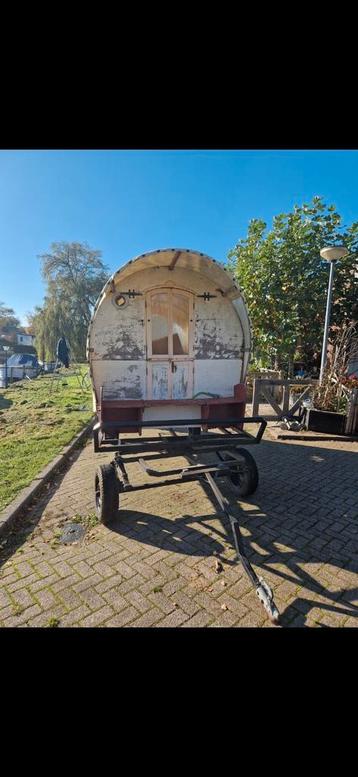 Pipowagen met hard gepoedercoat onderstel beschikbaar voor biedingen