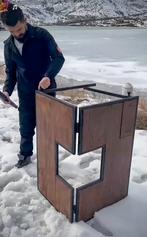 Inklapbare Barbecue Tafel - hard hout, Ophalen of Verzenden, Nieuw, Generic