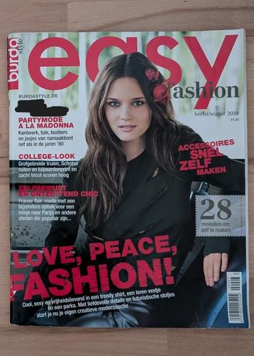 Burda easy fashion nr E007 herfst/winter 2010 beschikbaar voor biedingen