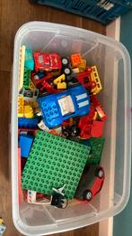 Bak met Duplo, Kinderen en Baby's, Speelgoed | Duplo en Lego, Ophalen of Verzenden, Gebruikt, Losse stenen, Duplo
